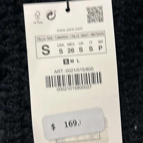 ZARA | Black | KNIT DRESS WITH METALLIC THREAD - Picture 6 of 6